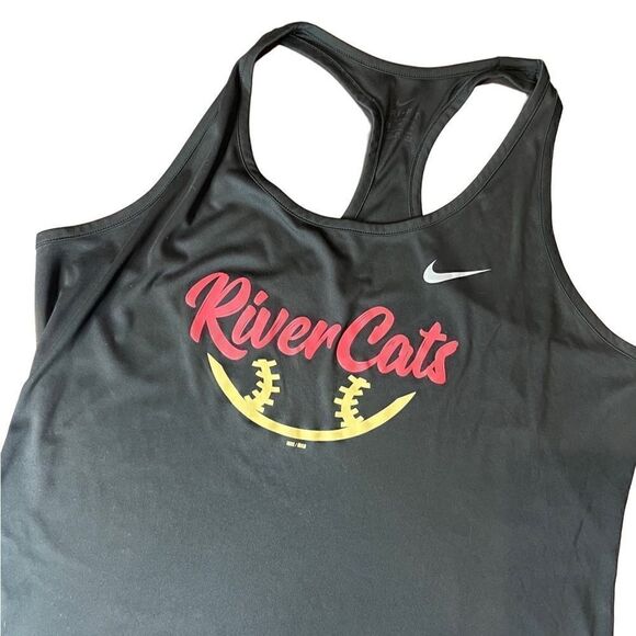 Sacramento River Cats Nike racer back tank top black size XL - Picture 4 of 12